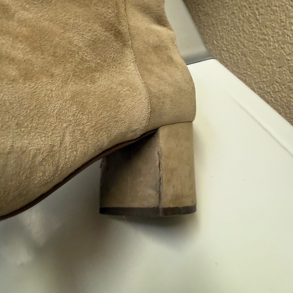 Vionic Waterproof Suede Ankle Booties Tan - Picture 8 of 8